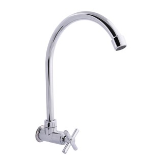 ก๊อกซิงค์เดี่ยวติดผนัง PN-82C11 สีโครม ก๊อกซิงค์ ก๊อกน้ำ ห้องน้ำ SINK FAUCET SINGLE PN-82C11 CHROME