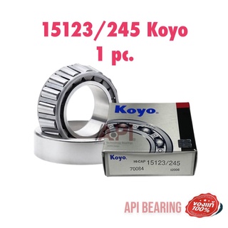 KOYO ลูกปืนเตเปอร์ 15123/245 วงนอก 62 mm. รูใน 31.6 mm. ความหนา 20.4 mm. Tapered Roller Bearings HI-CAP-15123/245