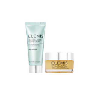 Elemis Mini Pro Collagen Anti-Ageing Duo (ครีมบำรุงผิวหน้า , ริ้วรอย , กระชับ , เรียบเนียน, ล้างเครื่องสำอาง)