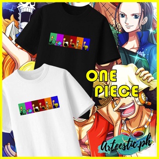 เสื้อยืด ONE PIECE 28 NAKAMA BY ARTEESTIC.PH QUALITY COTTON ROUND NECK XS - XXL UNISEX COD kj