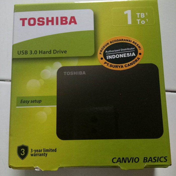 Toshiba 1TB EXTERNAL HARD DISK HDD 1TB TOSHIBA - Canvio Basic Limited ...