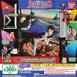 กาชาปอง Gashapon Lupin ของ🇯🇵แท้ มือ 1 สูง 7.5 CM มีใบปิด และไข่ครับ