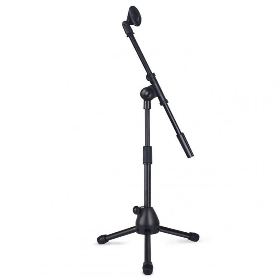 ขาตั้งไมโครโฟนตั้งพื้นโลหะน้ําหนักเบายกกล้องส่องทางไกลขาตั้งกล้องสดเวทีการถ่ายภาพพื้นแสงยืน - รูปที่ 5