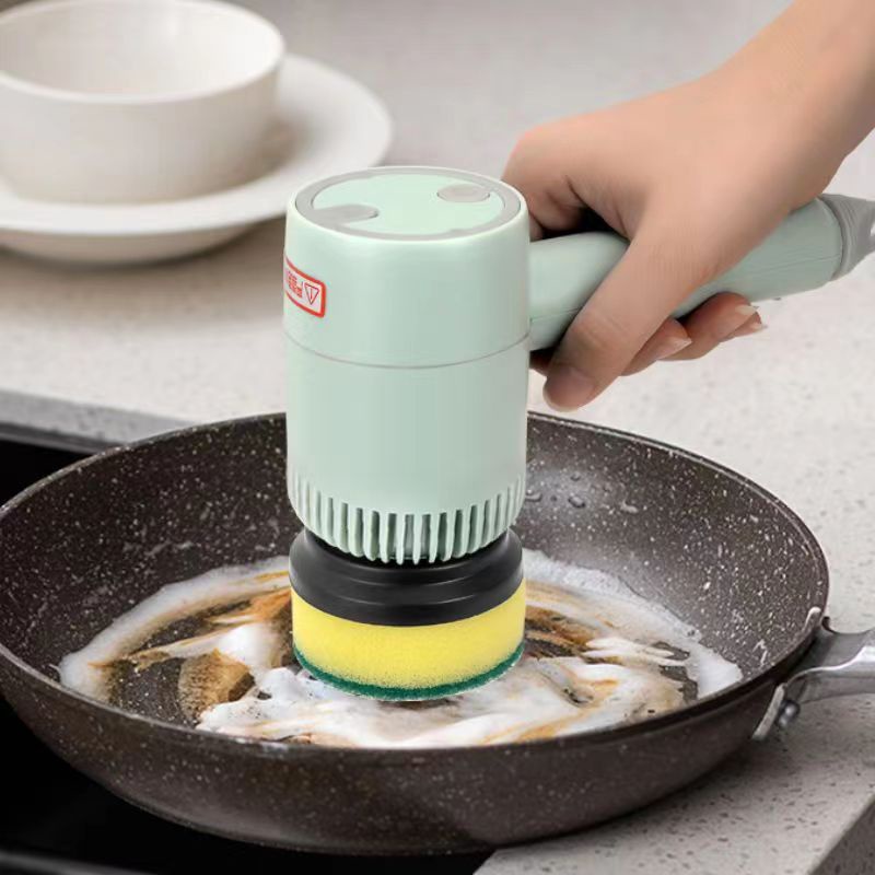 XingDong🔥🔥แปรงทำความสะอาดไฟฟ้า ครัว ห้องน้ำ แปรงขัดรองเท้าไฟฟ้าusb