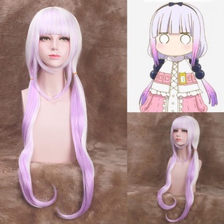 Misscoo วิกผมคอสเพลย์ 1: 1 Kobayashi-san Chi No Maid Kamui Kanna ทนความร้อน