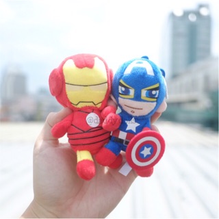 พวงกุญแจ ตัว Ironman ไอรอนแมน &amp; Captain America กัปตันอเมริกา 5นิ้ว