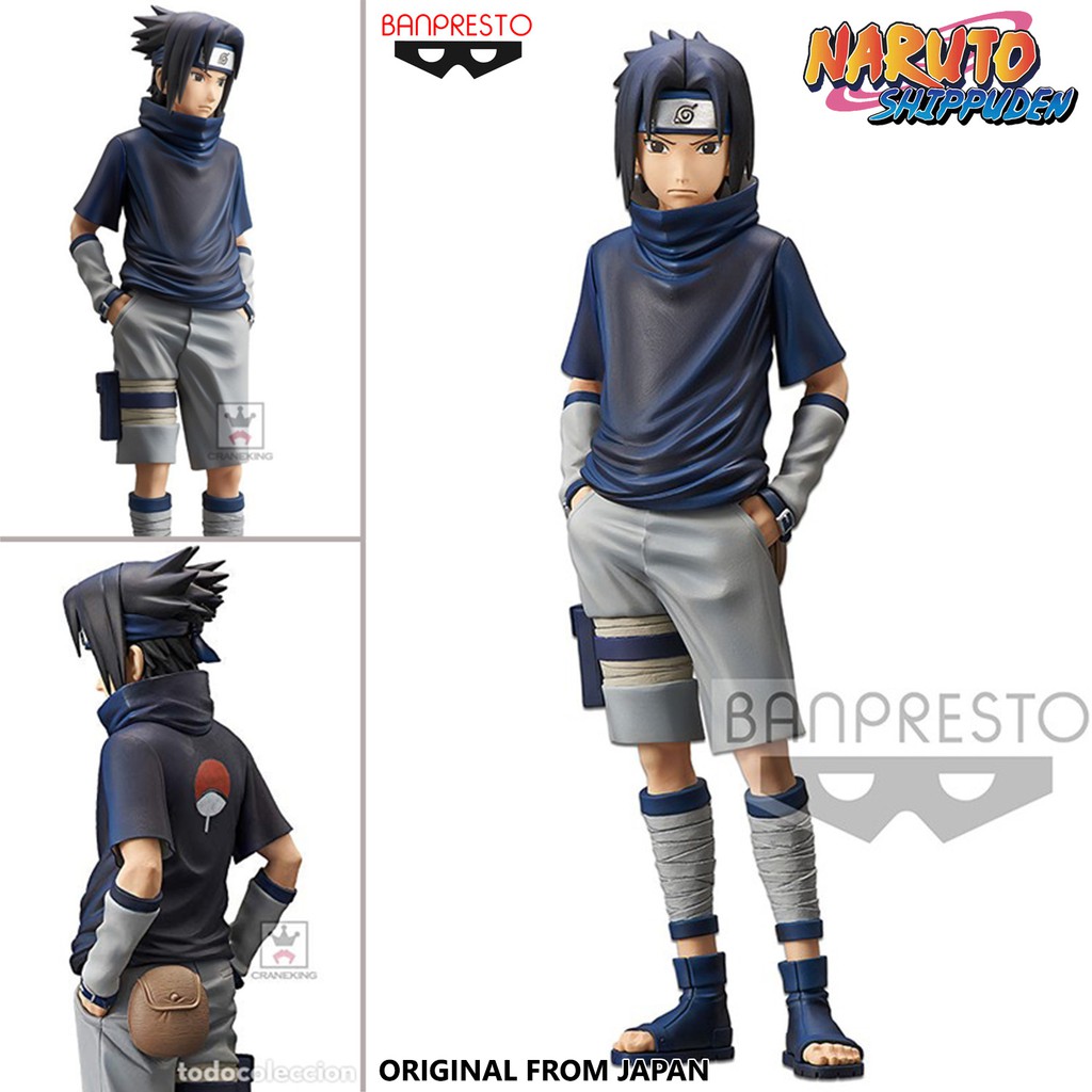 Figure งานแท้ Original Naruto Shippuden นินจาจอมคาถา โอ้โฮเฮะ นารูโตะ ตำนานวายุสลาตัน Uchiha Sasuke อุจิวะ ซาสึเกะ