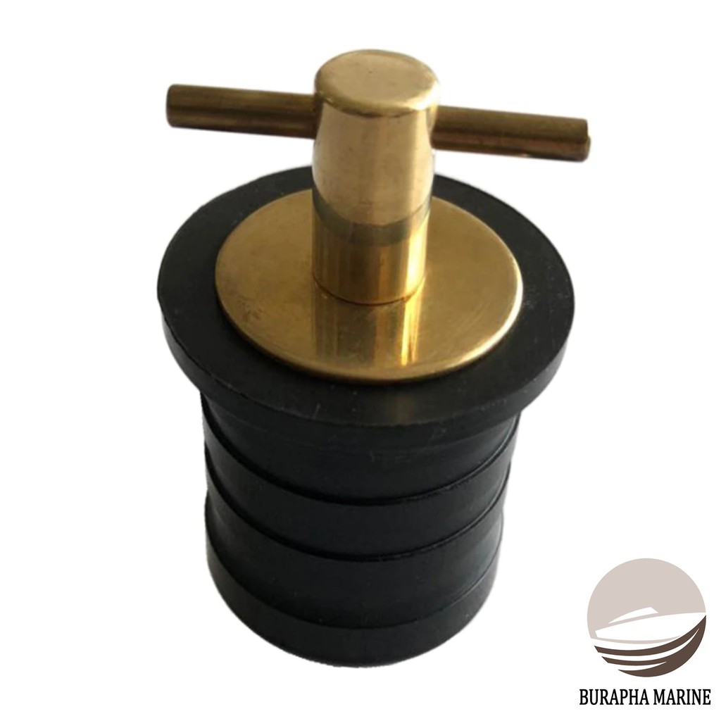 MagiDeal Universal Brass Cam Snap Lock Drain Plug Boat Marine Coolers