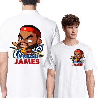 การออกแบบที่พิมพ์ด้านหน้าและด้านหลังขนาดใหญ่ NBA Star Top Tshirts =/k