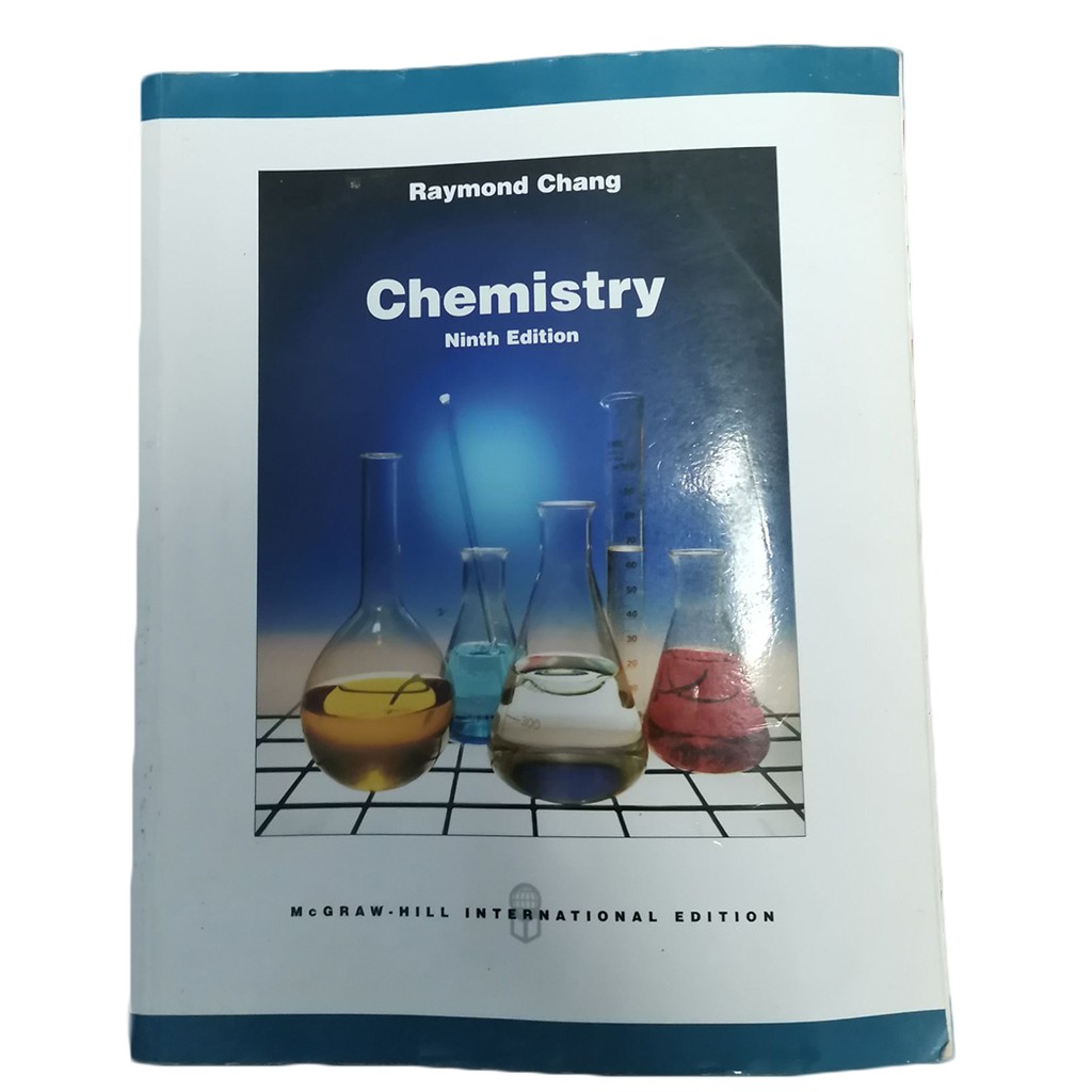 หนังสือเคมี textbook เคมี Raymond Chang ฉบับภาษาอังกฤษ มือสอง