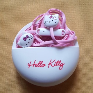 Kitty Earphone  หูฟังคิตตี้ แจ็ค 3.5 mm 📌พร้อมส่ง