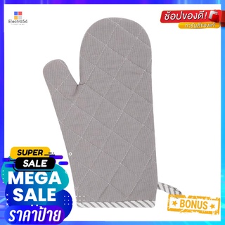 ถุงมือจับของร้อน KECH BASIC GRID สีเทาOVEN GLOVE KECH BASIC GRID GREY