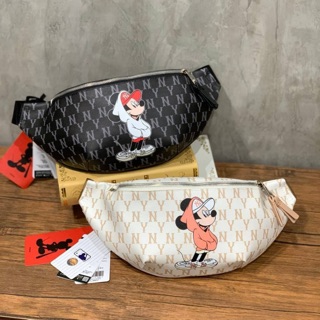 แท้outlet‼️ MLB X DISNEY HIP SAC NEW YORK YANKEES กระเป๋าทรงคาดอก