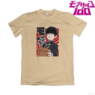 เสื้อยืดแขนสั้นลําลอง พิมพ์ลายกราฟิก Mob Psycho 100 ทรงหลวม พลัสไซซ์ สําหรับผู้ชาย และผู้หญิง