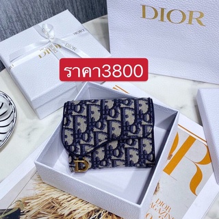 พรี Christian Dior Saddle oblique S5613กระเป๋าบัตร กระเป๋าสตางค์ กระเป๋าเงิน เหรียญ