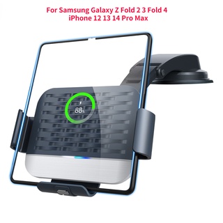 ที่ชาร์จโทรศัพท์มือถือไร้สาย แบบคอยล์คู่ รองรับ สําหรับ Samsung Galaxy Z Fold 2 3 Fold 4 IPhone 12 13 14 Pro Max Vivo X Flod