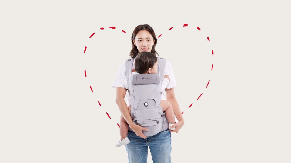 HUGPAPA เป้อุ้มเด็ก รุ่น Dial-Fit 3-in-1 Hip Seat Baby Carrier จัดส่งฟรี