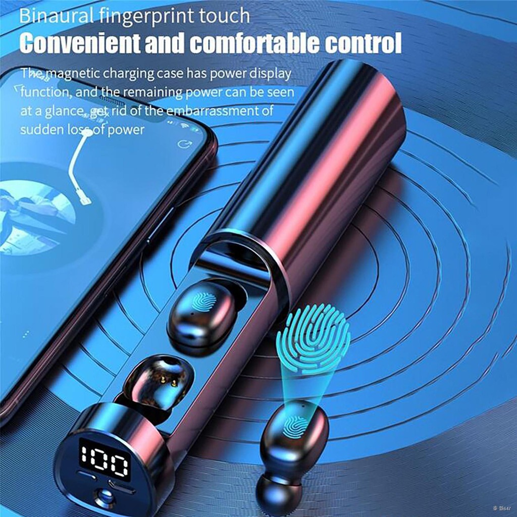 Auricolari TWS N21 Bluetooth 5.2 - Sportivi, Impermeabili Con Schermo LCD - Modello 2022 - Foto 4