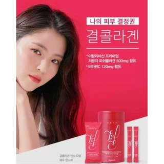 (สั่งในไลฟ์ลด50%) 🌸คอลลาเจนแบบผง Lemona Gyeol Collagen 500mg. 60 ซอง