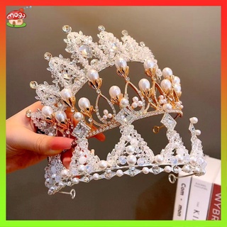 มงกุฎดอกไม้ มงกุฎเจ้าหญิง ลูกน้อย Rhinestone Crown Court Palace Little Girl Crown Drims ของของขวัญวันเกิดเด็ก