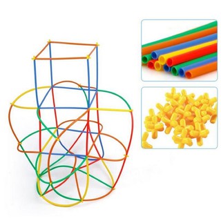 ต่อหลอด tube โครงสร้าง ตัวต่อ บล็อกต่อ