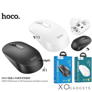 HOCO GM14 Wireless 2.4Ghz Home &amp; Office 1200DPI, เมาส์ไร้สายสำหรับเมาส์สำหรับแล็ปท็อป เมาส์ไร้สาย MOUSE