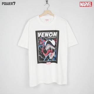 Power 7 Shop เสื้อยืดการ์ตูน ลาย มาร์เวล ลิขสิทธ์แท้ MARVEL COMICS  T-SHIRTS (MVX-024)