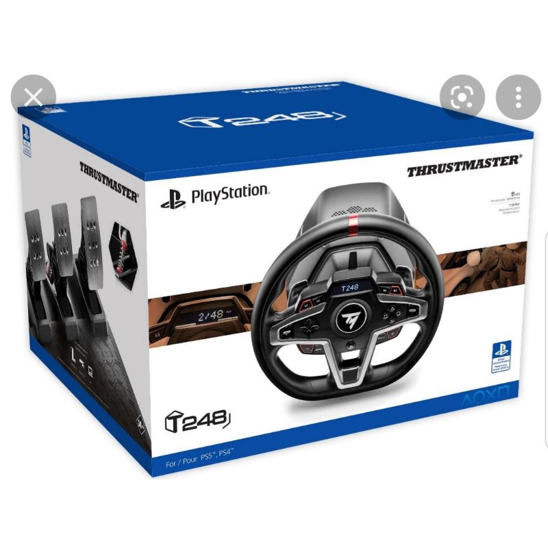 THRUSTMASTER T248 PLAYSTATION 5&4&3/PC WINDOWS 11/10/8/7 ผลิตภัณฑ์อย่างเป็นทางการ