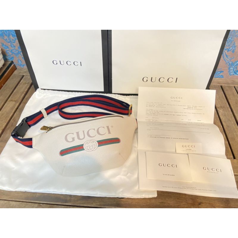 🚫SOLD🚫 Gucci Small Belt Bag Size 95 cms.ของแท้100%
