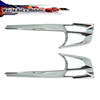 คิ้วไฟหน้า สี Chrome Lancer Ex Mitsubishi 4 ประตู ปี2010 - 2017