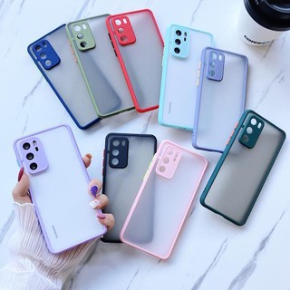 oppoReno4 เคสหลังด้านกล้องขอบสี มี9สี รุ่น OPPO A31 A52020 A92020 A5S A12 F9 A7 A3S เคสออปโป้ A5S ออปโป้A31 เคสกันกระแทก