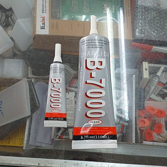 กาวติดหน้าจอโทรศัพท์ กาวใสB-7000 **สินค้าพร้อมส่ง