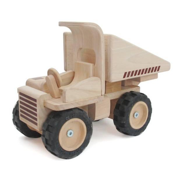 PlanToys ของเล่นไม้ 6125 Dump Truck รถบรรทุก เสริมพัฒนาการ สำหรับเด็กอายุ 3 ปี ขึ้นไป