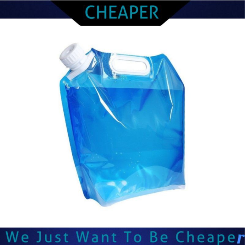 5L / 10L Outdoor Travel Folding Storage Water Bag Bottle Beg Bกระเพาะปัสสาวะ Beg Simpanan Air