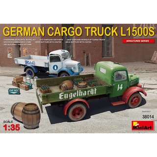 โมเดลประกอบ MiniArt 1/35 MI38014 GERMAN CARGO TRUCK L1500S