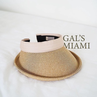 Miami Hat หมวกคลิปเปิดหัว กันแดด หมวกสาน