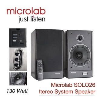 ลำโพง Microlab รุ่น Solo 26 (NEW2021 Solo26) Stereo System Speaker ลำโพงโฮมเธียเตอร์ มีบลูทูธ.