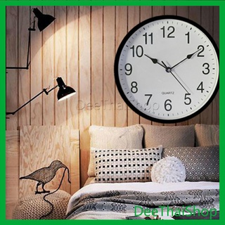 DeeThai นาฬิกาแขวนทรงกลม นาฬิกาเดินเงียบ  เรียบง่ายและมีสไตล์ ห้องนั่งเล่น wall clock