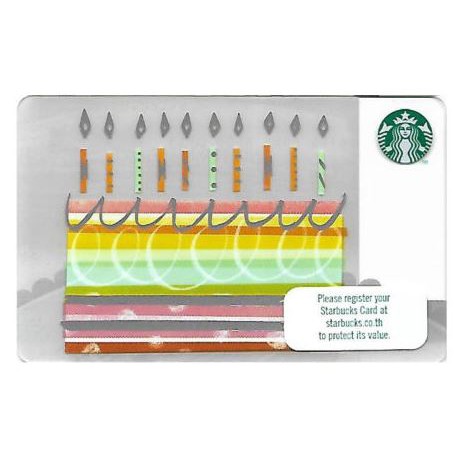 Starbucks Card Happy Birth Day 2018 Pin Intact No Value