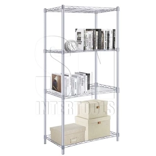 InnHome ชั้นวางของ 4 ชั้น วางคร่อมไมโครเวฟ อเนกประสงค์ รับน้ำหนักได้มาก 120Kg ขนาด 120x56x35cm รุ่น Z4