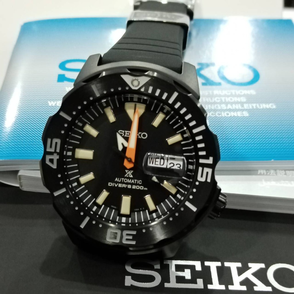 นาฬิกา Seiko Monster Prospex Monster Black Series Limited Edition รุ่น  SRPH13K1 | Shopee Thailand