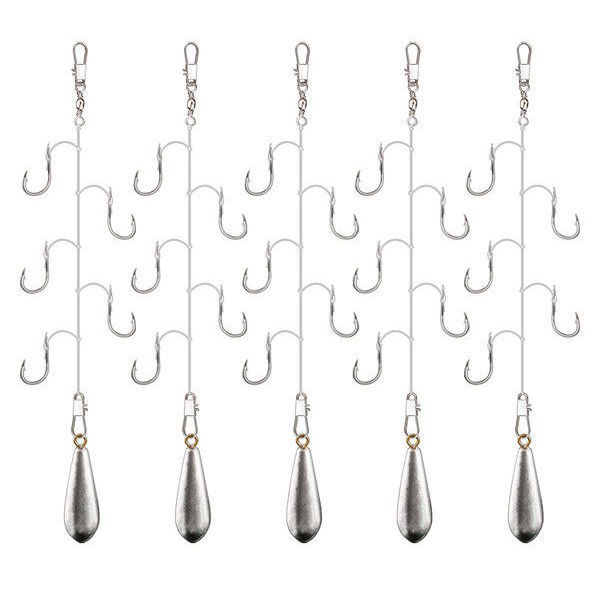 Anti-entanglement string hook ชุดตกปลา string hook line ชุดตะกั่ว ...