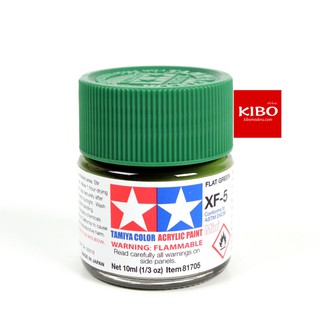 สีสูตรน้ำ TAMIYA XF-5 Flat Green (10 Ml)