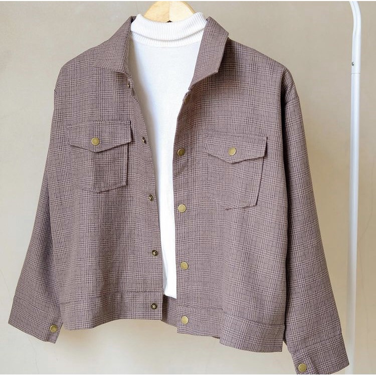 PLAID OUTER โดย EDMEE OUTFIT