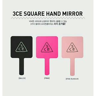 3CE Stylenanda Square Hand Mirror