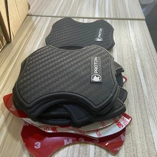 สติกเกอร์ยางคาร์บอนไฟเบอร์ สําหรับติดมือจับประตูรถยนต์ Toyota Honda Nissan จํานวน 4 ชิ้น