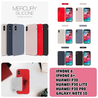 MERCURY Goospery SILICONE CASE เคสซิลิโคน  แบบนิ่ม  (ของแท้100%)