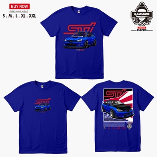 เสื้อยืด ลาย SUBARU IMPREZA STI WRX WRC V5 ทรงสามเหลี่ยม สําหรับยานยนต์S-5XL