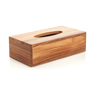 กล่องทิชชู่ไม้จามจุรี W 5.5" x L 10”x H 4" l ACACIA WOOD TISSUE BOX W 5.5" x L 10”x H 4"