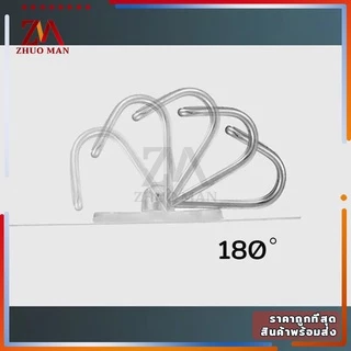 ตะขอผนัง ตะขออเนกประสงค์ ที่แขวนติดผนัง ที่แขวนของ ไม่ต้องเจาะผนัง ตัวตะขอ ทำจากสแตนเลส ตะขอปรับขึ้นลงได้ 180 องศา